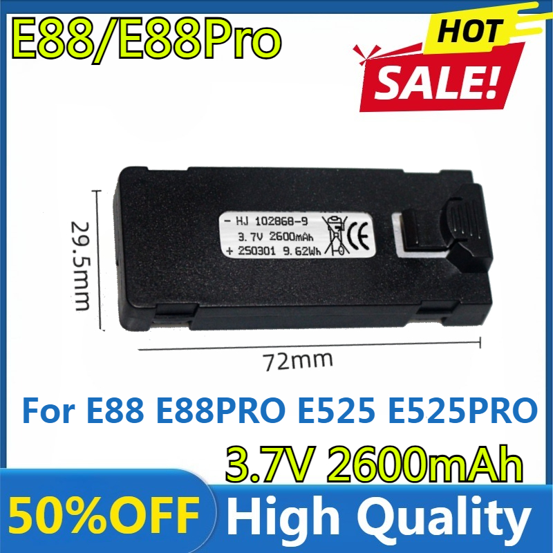 Drone Battery Balance Charger - Bateria E88 3.7V 2600mAh do E88