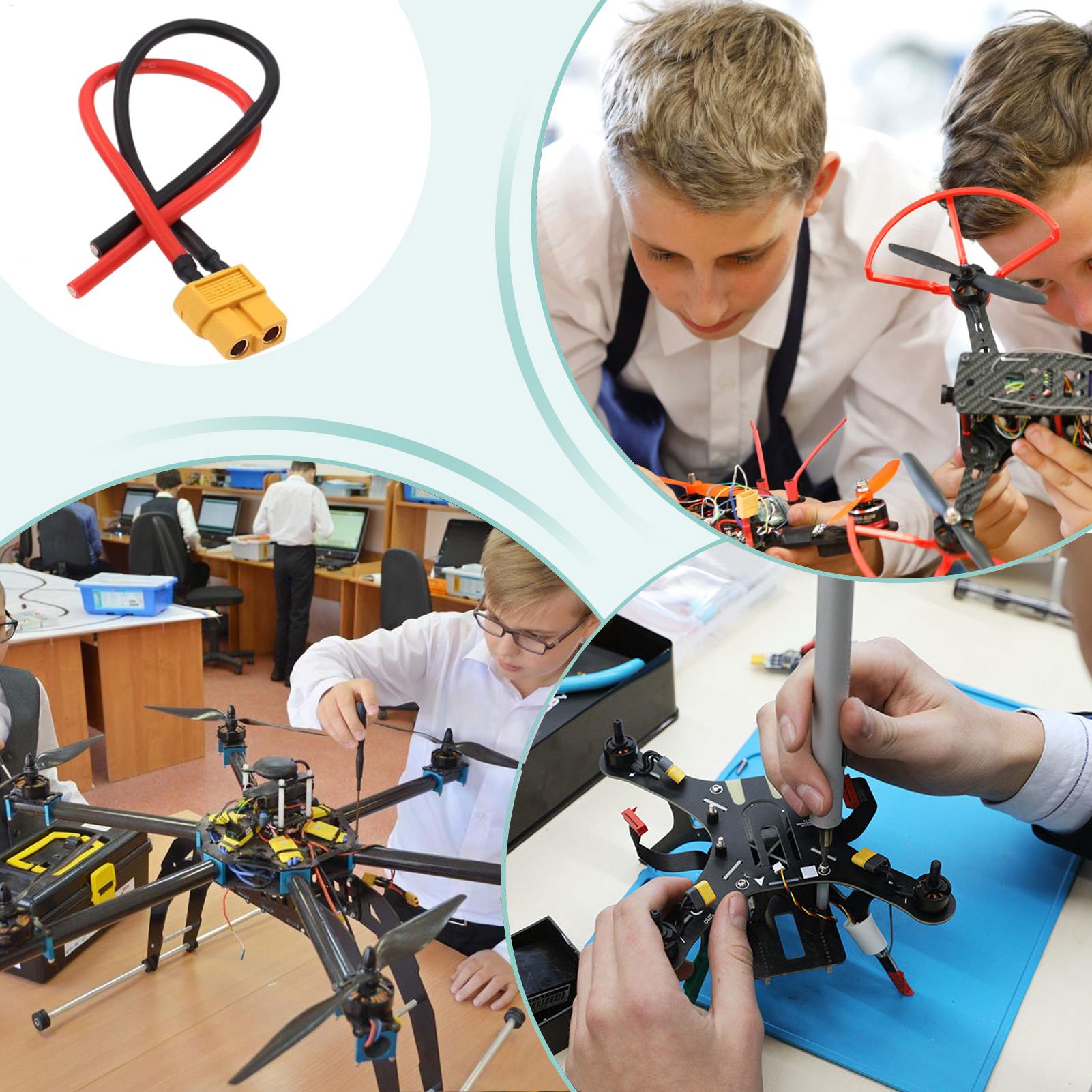 Przedłużacz XT60 męski/żeński  – Drone Battery Connector recenzja i cena