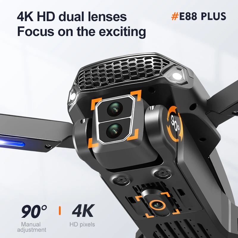 Nowy dron E88 Plus Quadcopter: – Drone Battery Case recenzja i cena