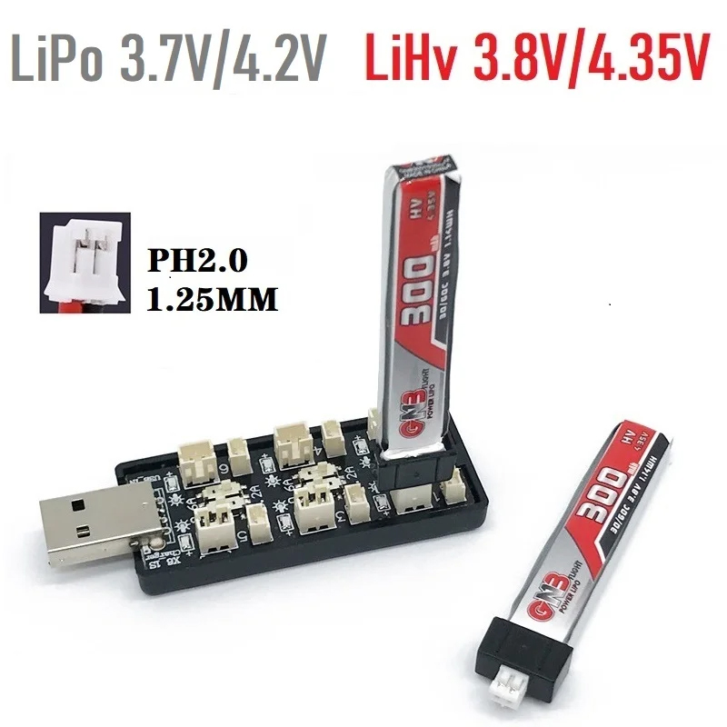 6CH USB 1S LiPo/LiHv 3.7V/4.2V – Drone Battery Balance Charger recenzja i cena