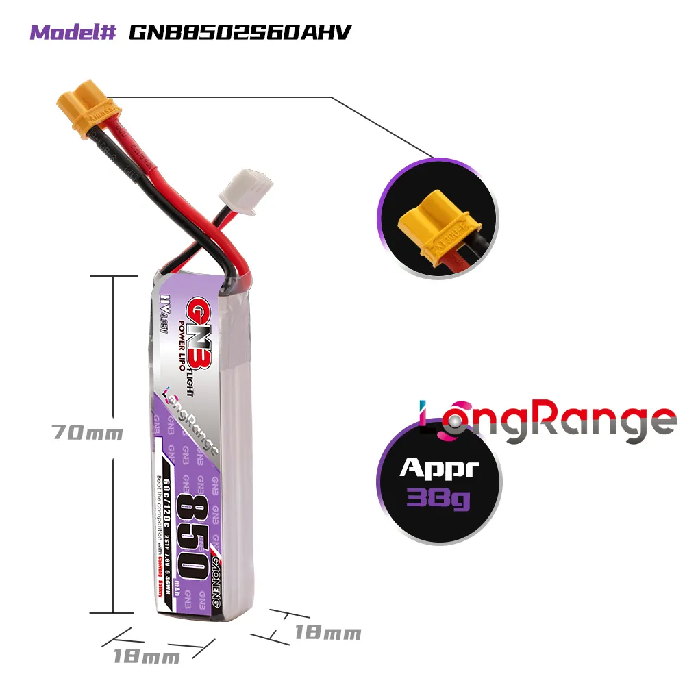 Akumulator LiPo GAONENG GNB 85 – Drone Battery Li-Ion recenzja i cena