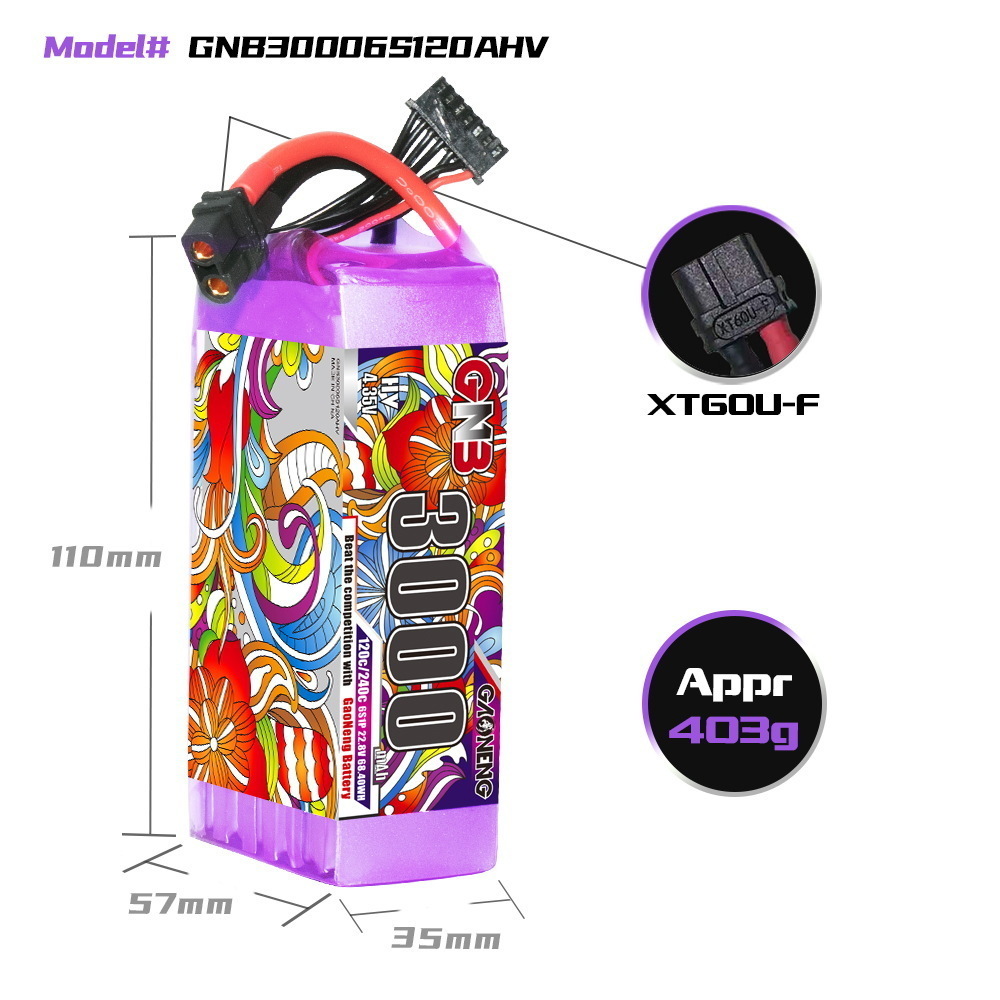 Akumulator Lipo GNB 6S 22.8V 3 – Drone Battery Connector recenzja i cena