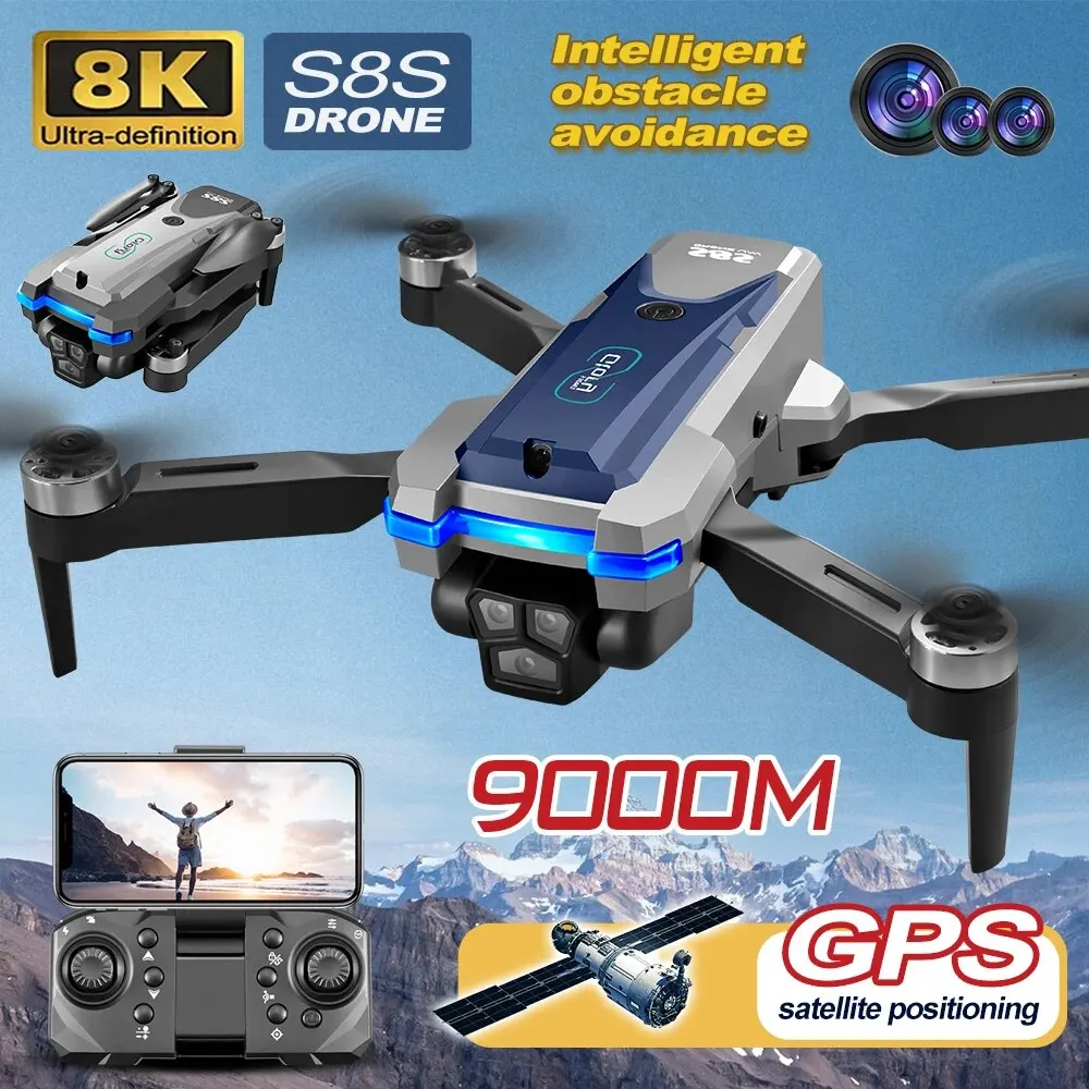 S8S GPS Drone 5G Wifi 8K HD Du – Drone Battery Case recenzja i cena